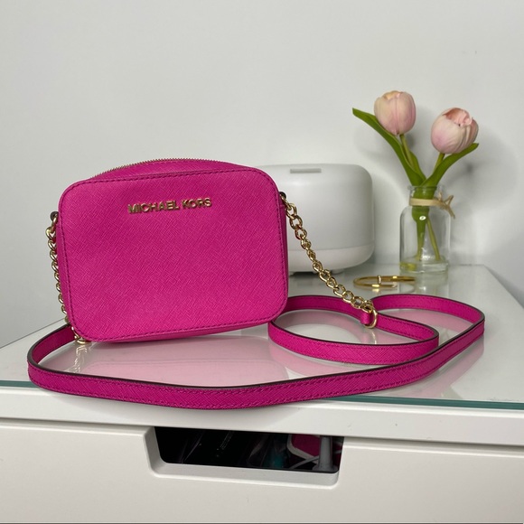 Michael Kors Hot Pink Mini Cross-Body Bag - Picture 2 of 5